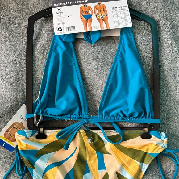 NWT HURLEY women’s reversible bikini L - Picture 5 of 5